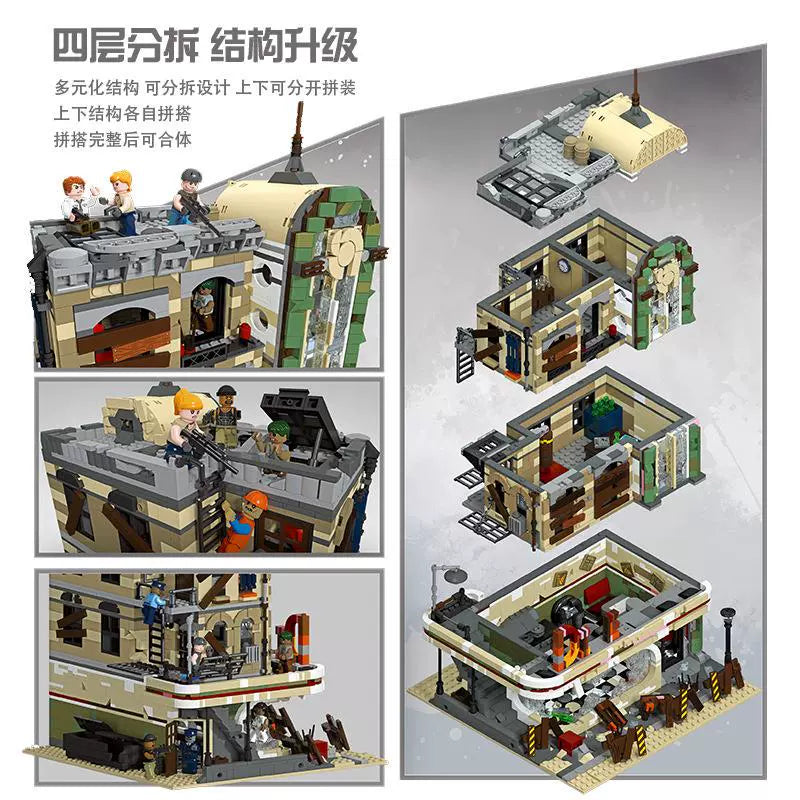 Jiexing 89101 Doomsday Restaurant Zombie Theme Children's To