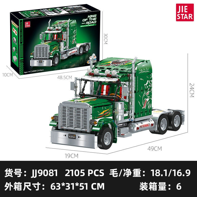 Jiestar - JJ9069 - Peterbilt 389 Truck - 2105 Pieces