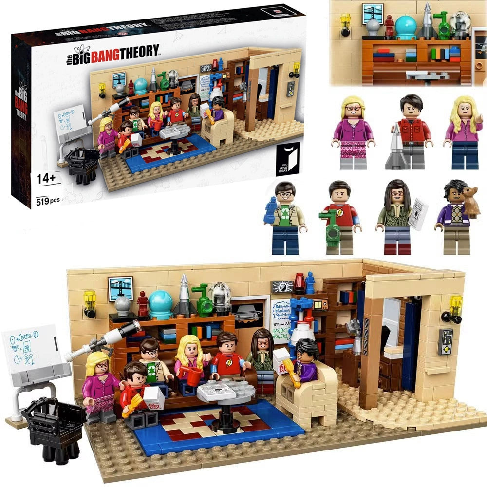 Compatible - The Big Bang Theory - 21302 - Sheldon And Leonard's Apartment - 484 Pieces