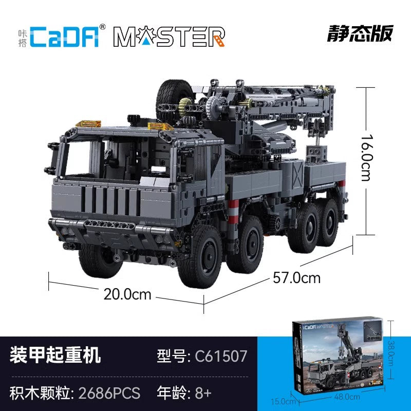 CaDA - C61507 - Master Series - Military Truck - 2600 Pieces (Group Order Discount Not Applicable)