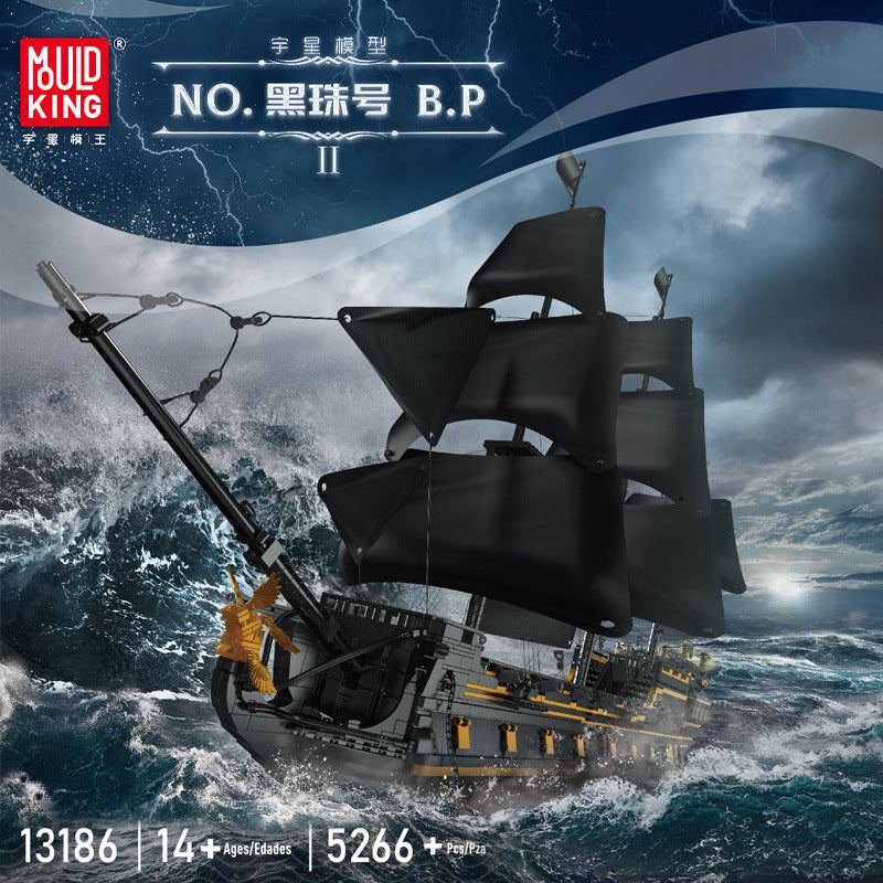 Mould King Black Pearl NO. 2 (Bigger set with more than 5k pieces) 13186