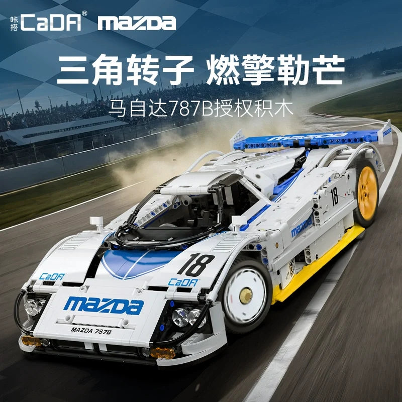 CaDA - C63007W - Mazda 787B - 1:10 Scale - 1797 Pieces
