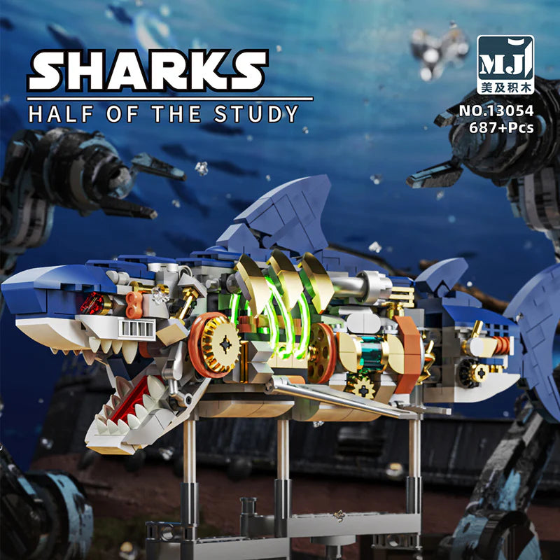 MJI - Mechanical Shark - 13054 - 654 Pieces