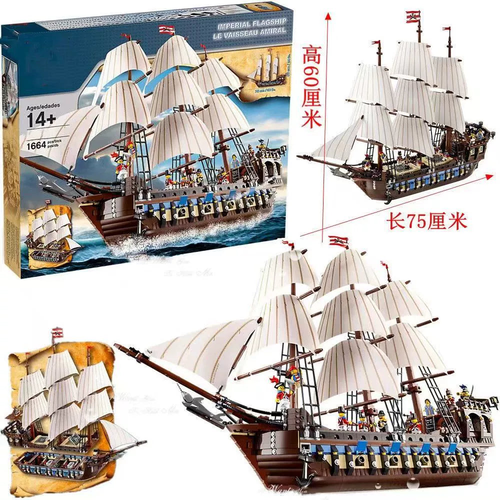 Compatible - 10210 - Pirates Imperial Flagship - 1709 Pieces