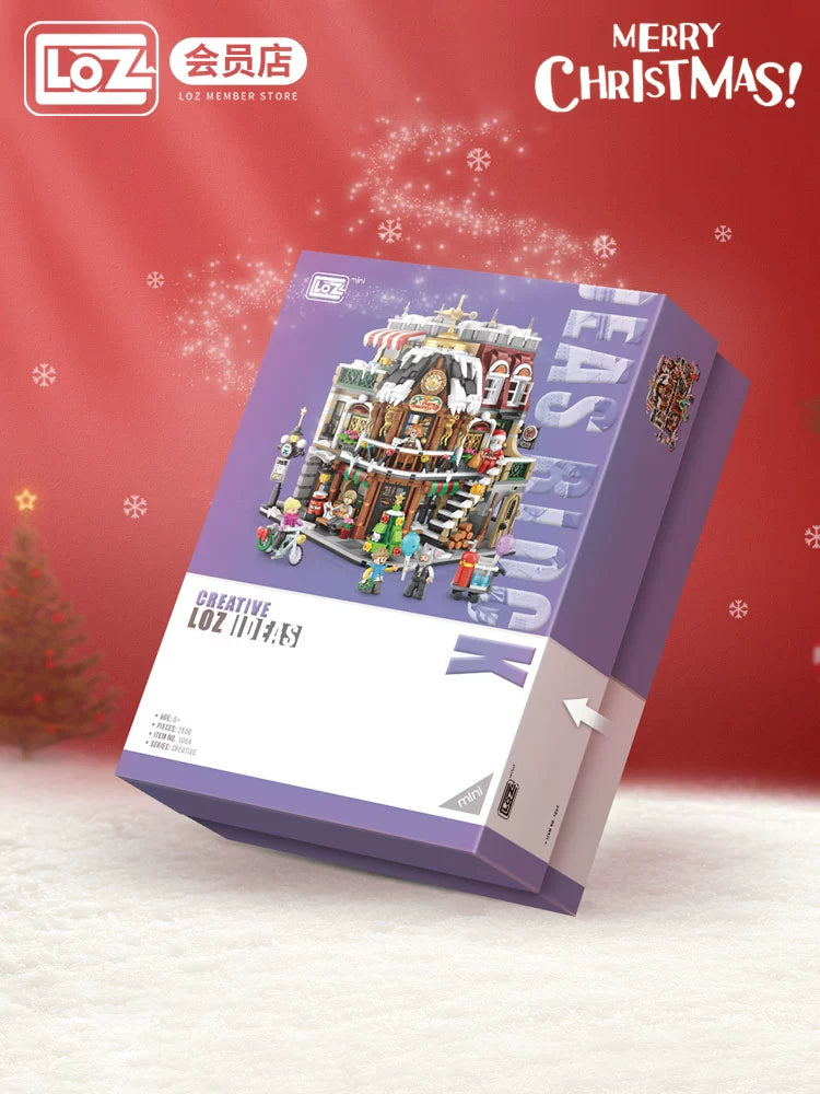 LOZ - 1054 - Christmas Cafe - 2506 Pieces (Group Order Discount Not Applicable)