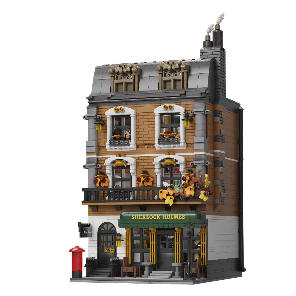 Pantasy - 85014 - Sherlock Holmes - 221B Apartment Building - 3087 Pieces