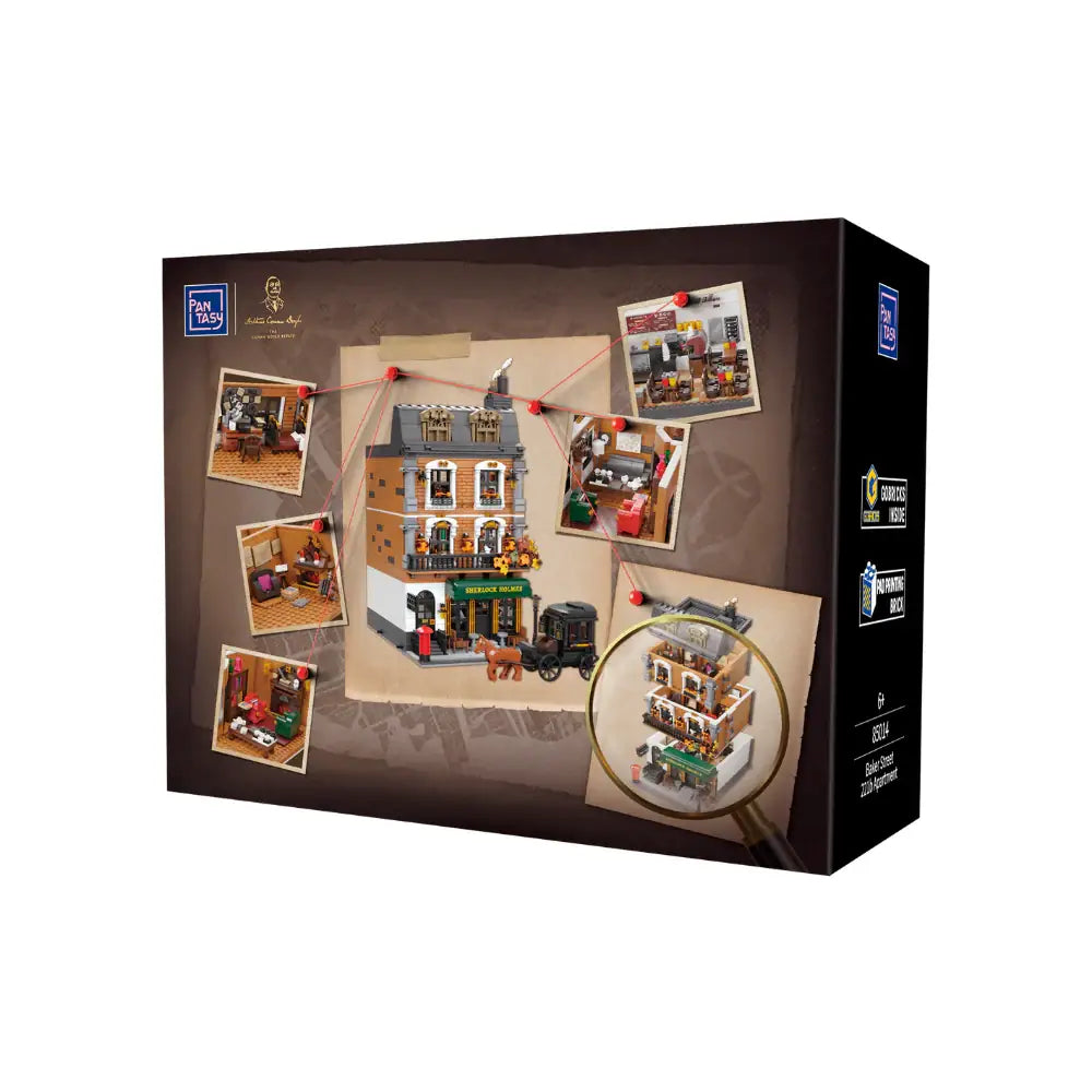 Pantasy - 85014 - Sherlock Holmes - 221B Apartment Building - 3087 Pieces