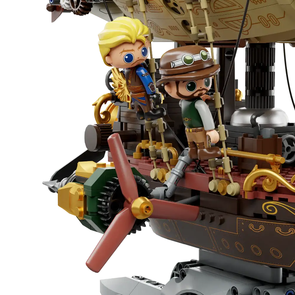 Pantasy - 85021 - Steampunk Airship - 2500 Pieces