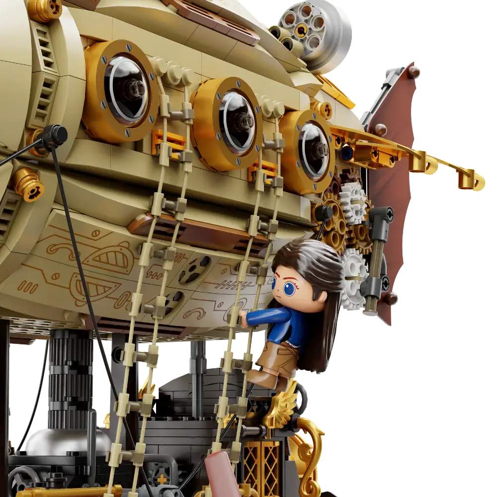 Pantasy - 85021 - Steampunk Airship - 2500 Pieces