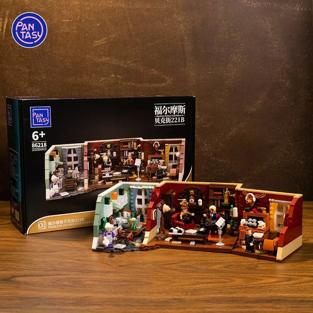 Pantasy - 86218 - Sherlock Holmes - 221B Baker Street - 1088 Pieces