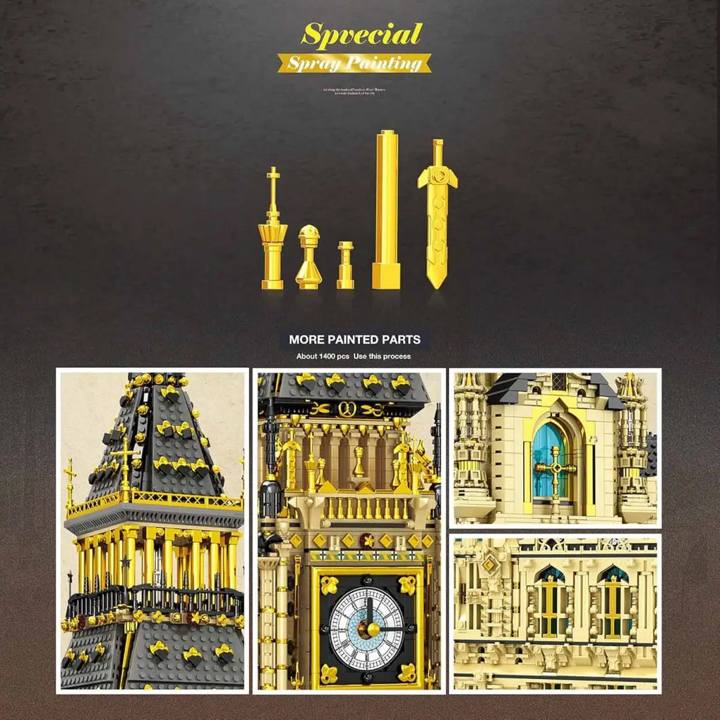 Reobrix - 55012 - Elizabeth Clock Tower Big Ben - 13825 Pieces
