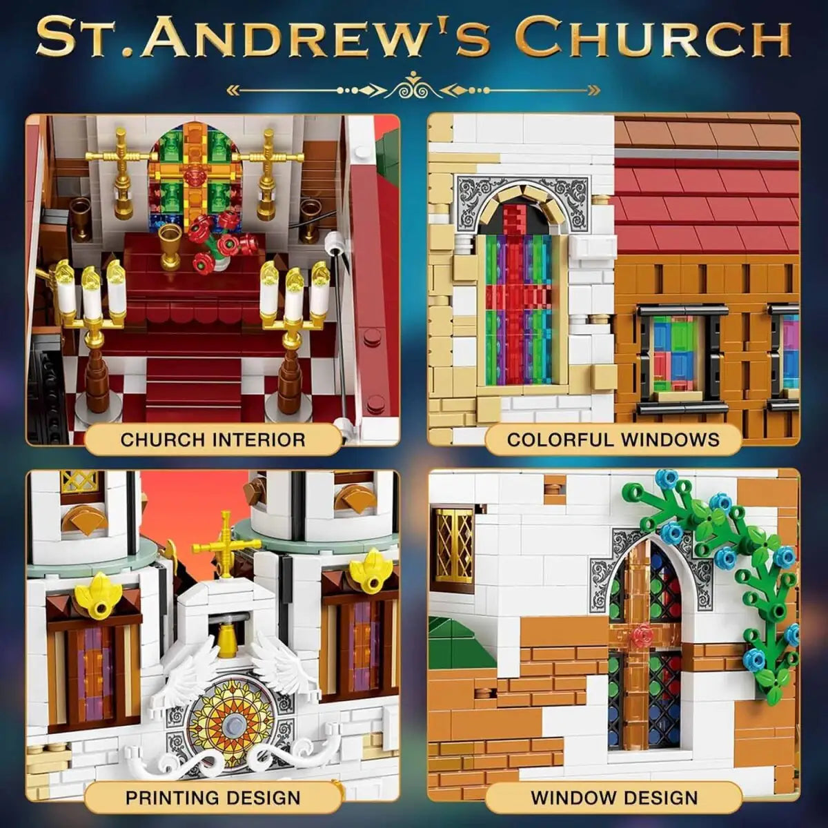 Reobrix - 66023 - St Andrew's Church - 3306 Pieces