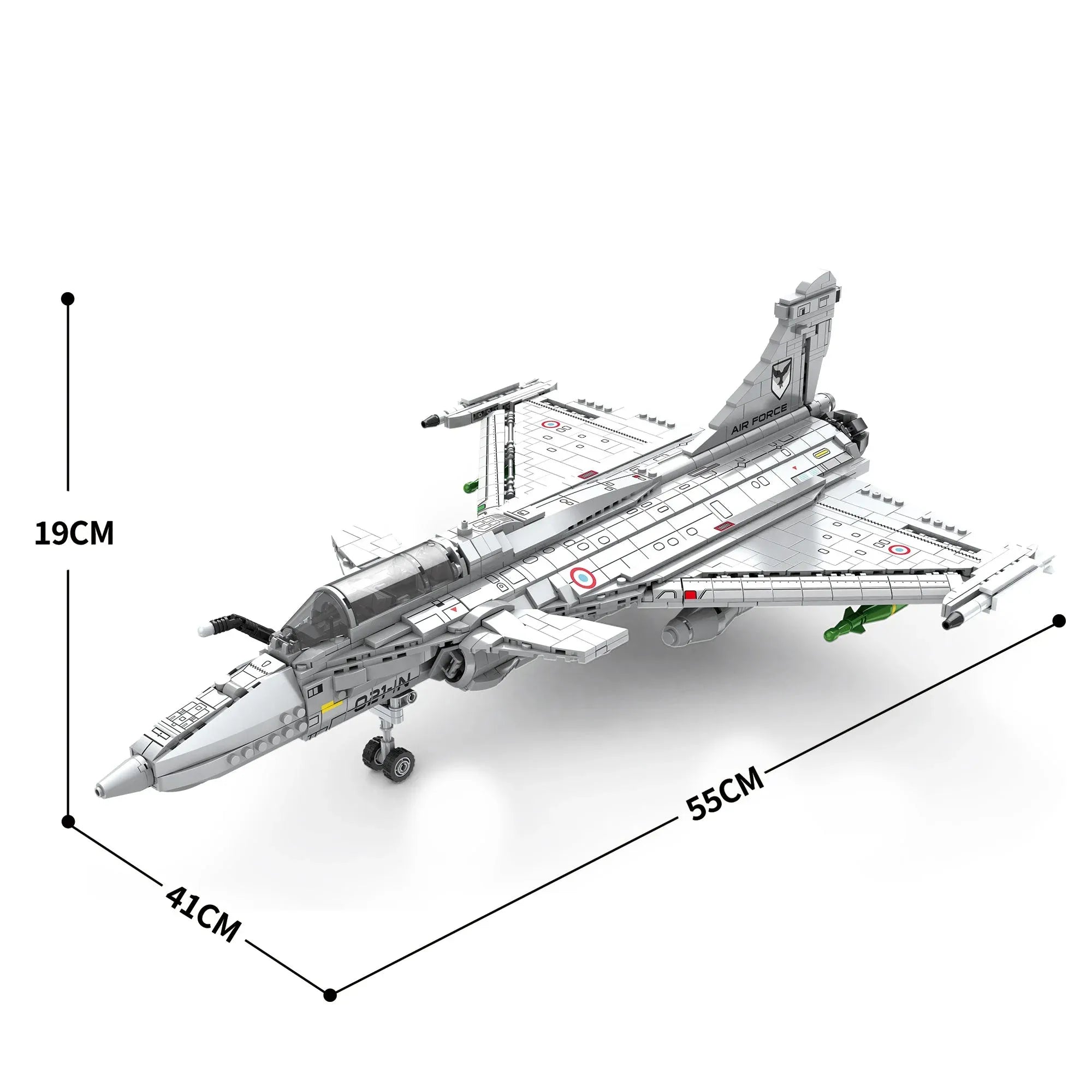 Reobrix - 33035 - Dassault Rafale - 2099 Pieces