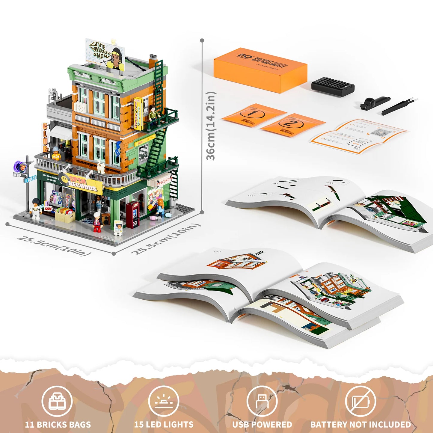 Funwhole/Lumibricks - F9058 - Record Store - 1980 Pieces