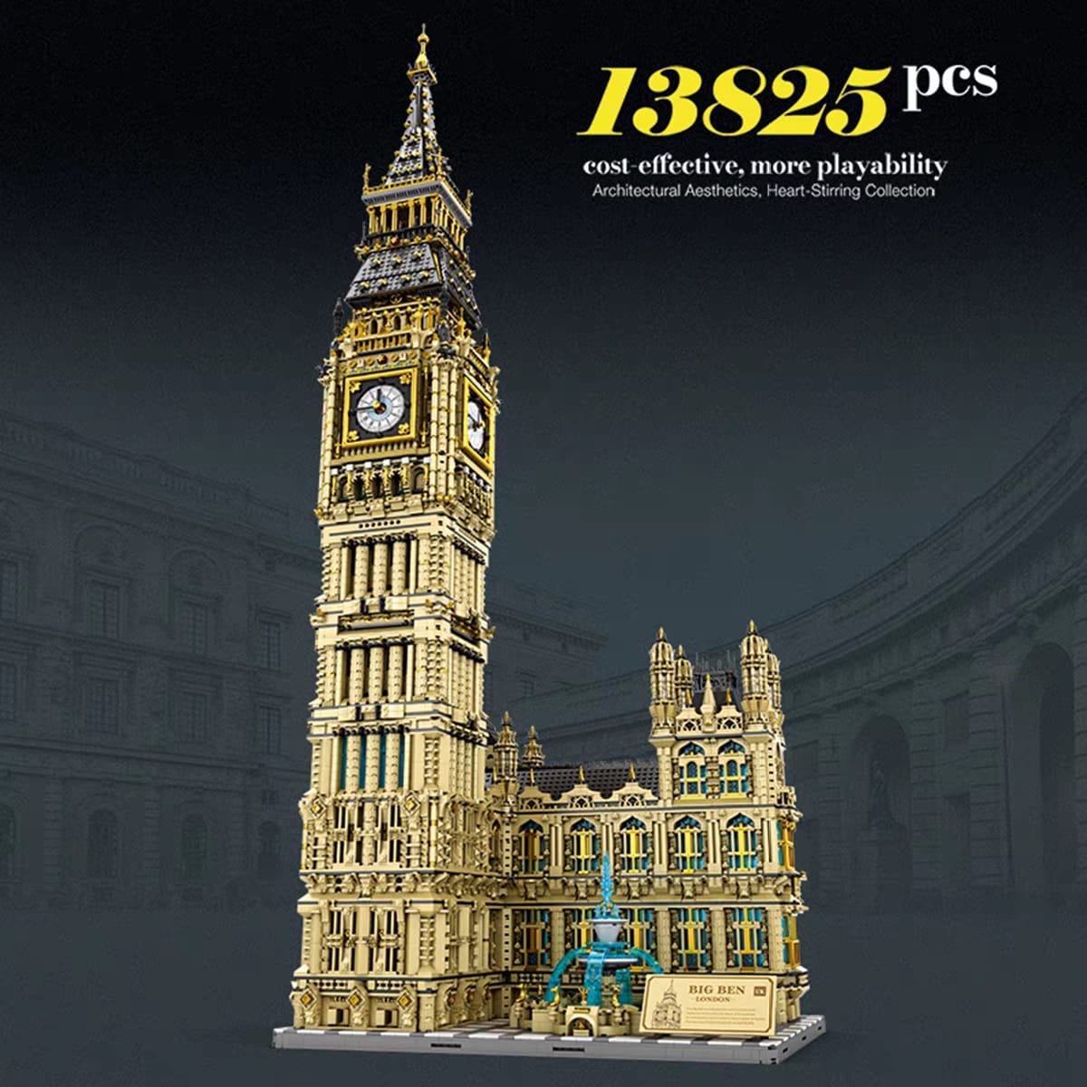 Reobrix - 55012 - Elizabeth Clock Tower - Big Ben - 13825 Pieces
