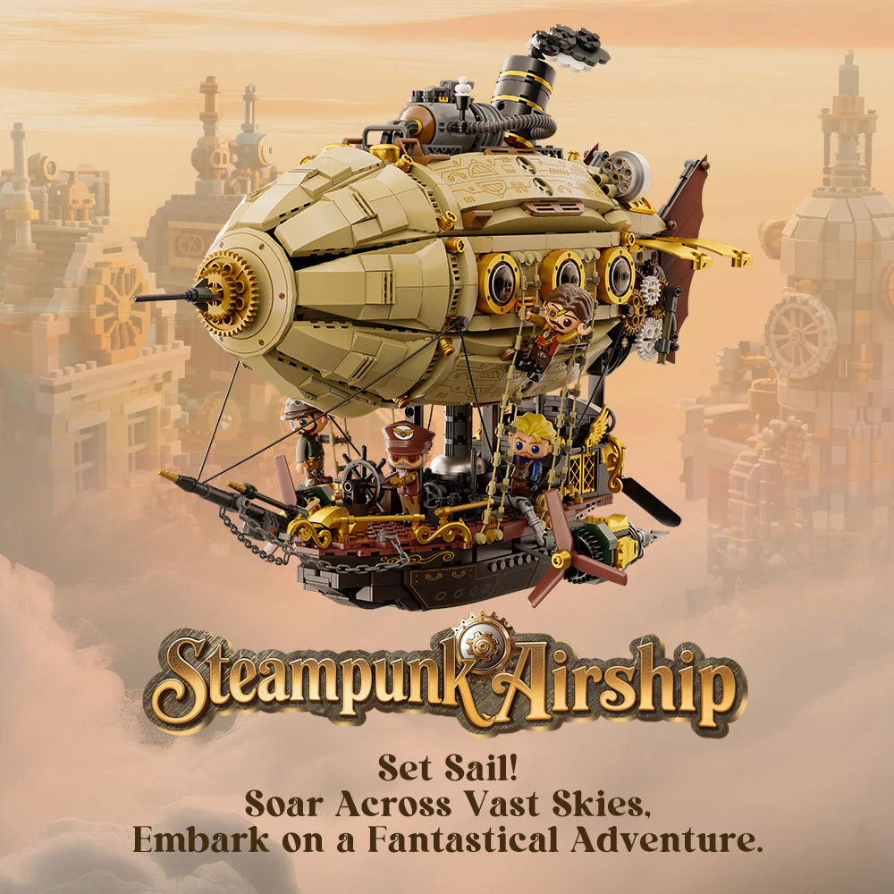 Pantasy - 85021 - Steampunk Airship - 2500+ Pieces