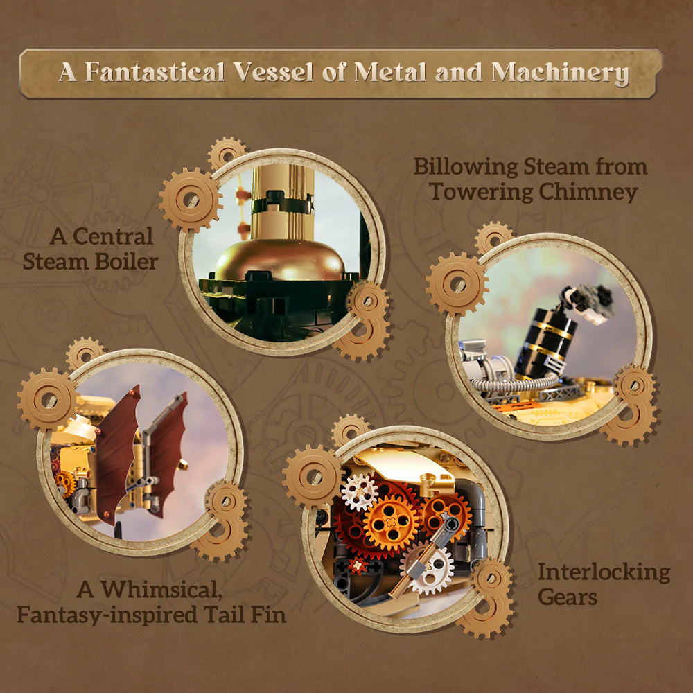 Pantasy - 85021 - Steampunk Airship - 2500+ Pieces