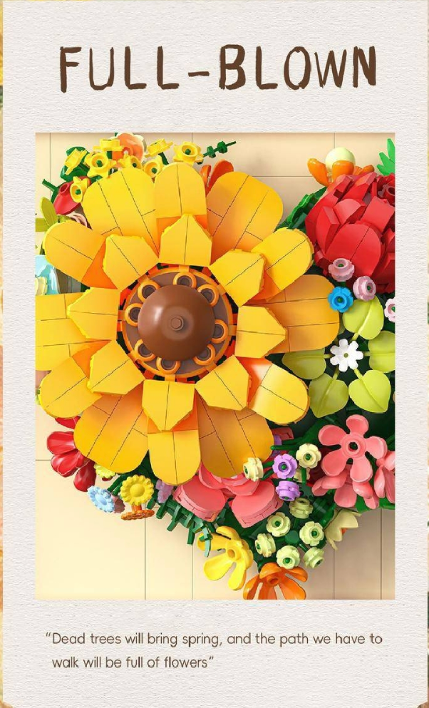 Yes Brick - 8021, 8022, 8023 - Eternal Flower