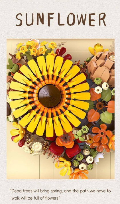 Yes Brick - 8021, 8022, 8023 - Eternal Flower