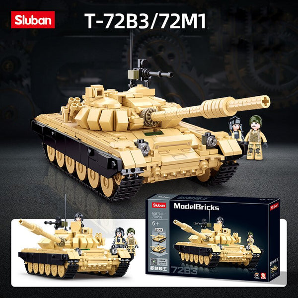Sluban - M38-B1011 - T-72 Modern Soviet Main Battle Tank - 498 Pieces