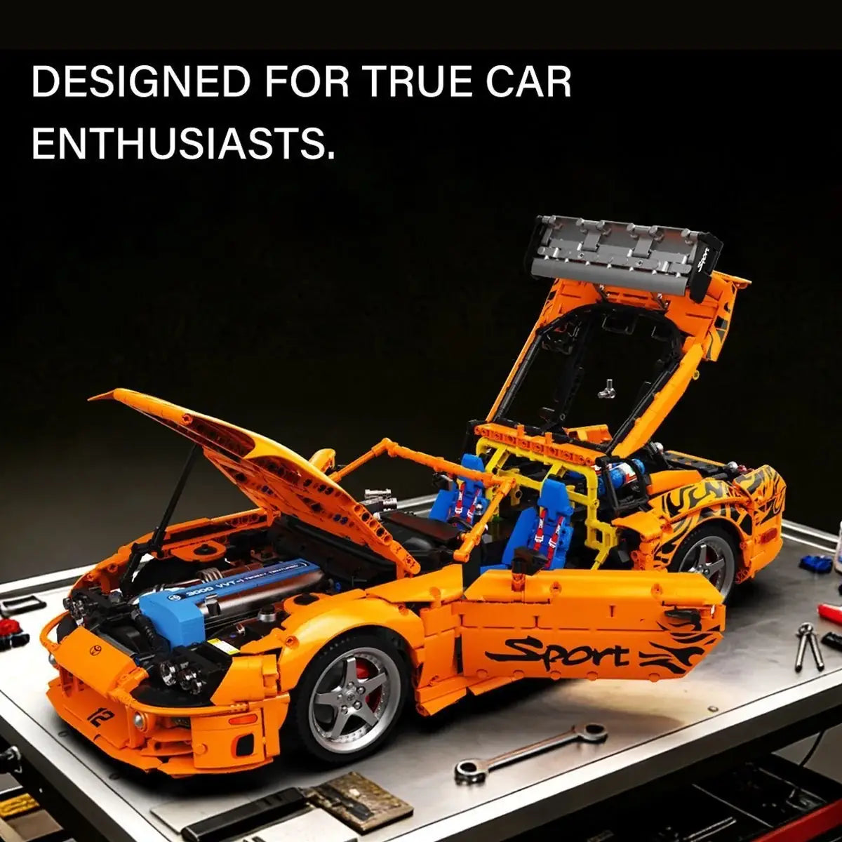 Xinyu - YC-23049 - F&F Toyota Supra A80 - 4508 Pieces