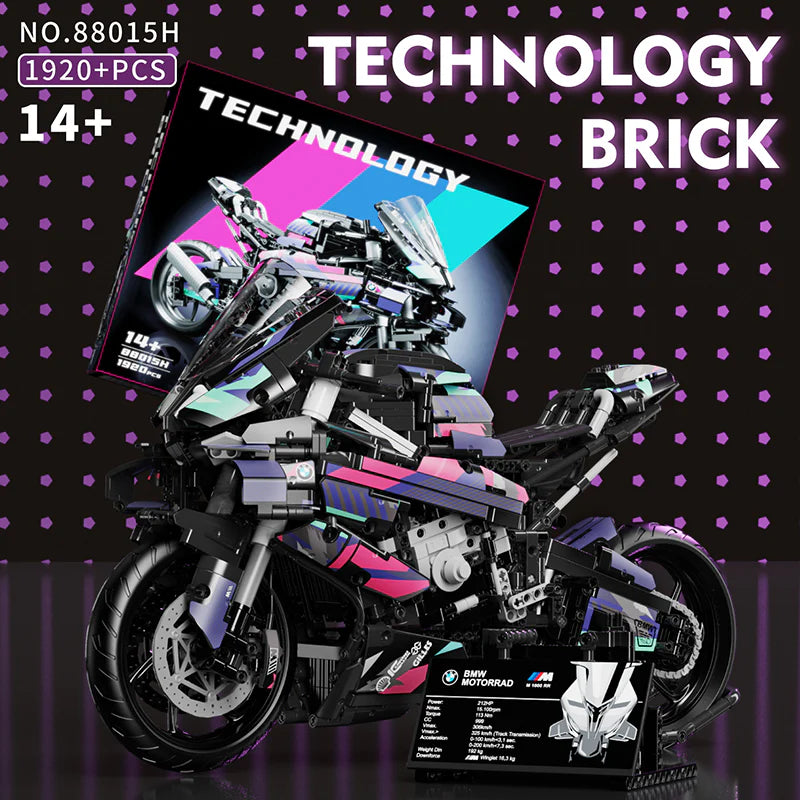 Compatible - BMW M 1000 RR Bike - Cyberpunk Edition