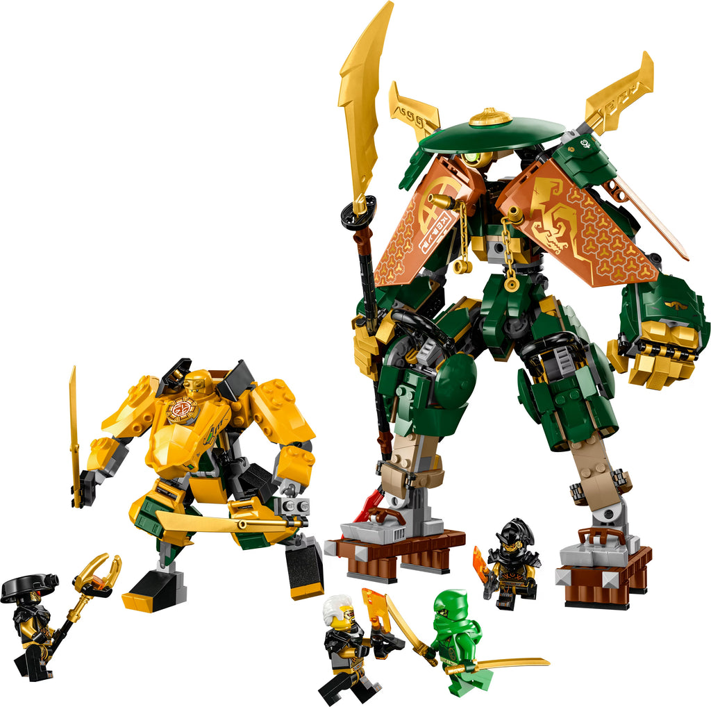 Compatible - NINJAGO - 71794 - Lloyd and Arin's Ninja Team Mechs - 764 Pieces