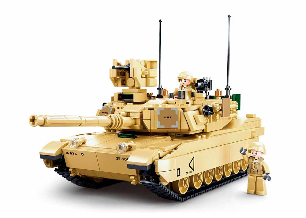 Sluban - M38-B0892 - M1 Abrams US Main Battle Tank - 781 Pieces