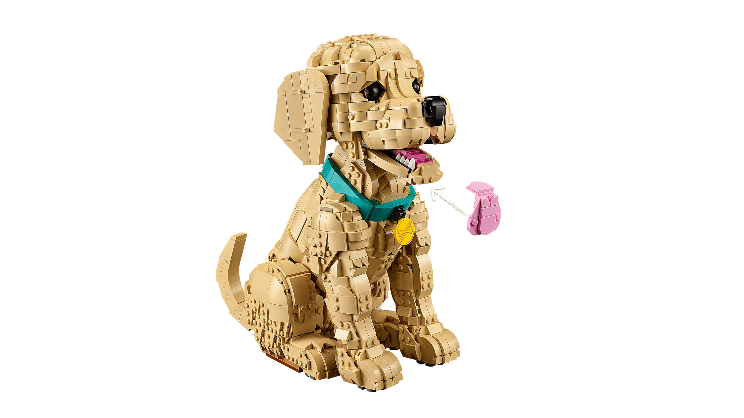 Compatible - 11384 - Icons - Golden Retriever Puppy - 2102 Pieces
