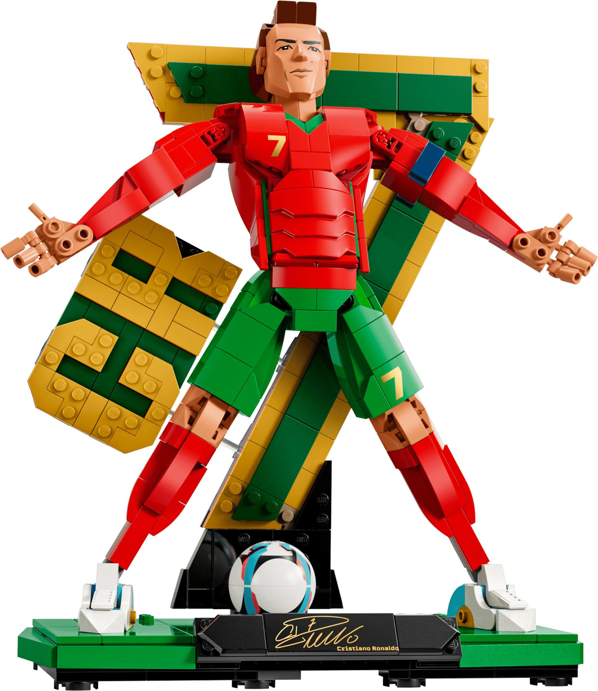 Compatible - 43016 - Cristiano Ronaldo - Football Legend - 854 Pieces