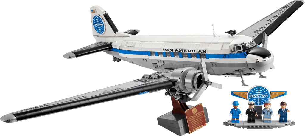 Compatible - Icons - 11378 - Douglas DC-3 PAN AM Airliner - 1903 Pieces