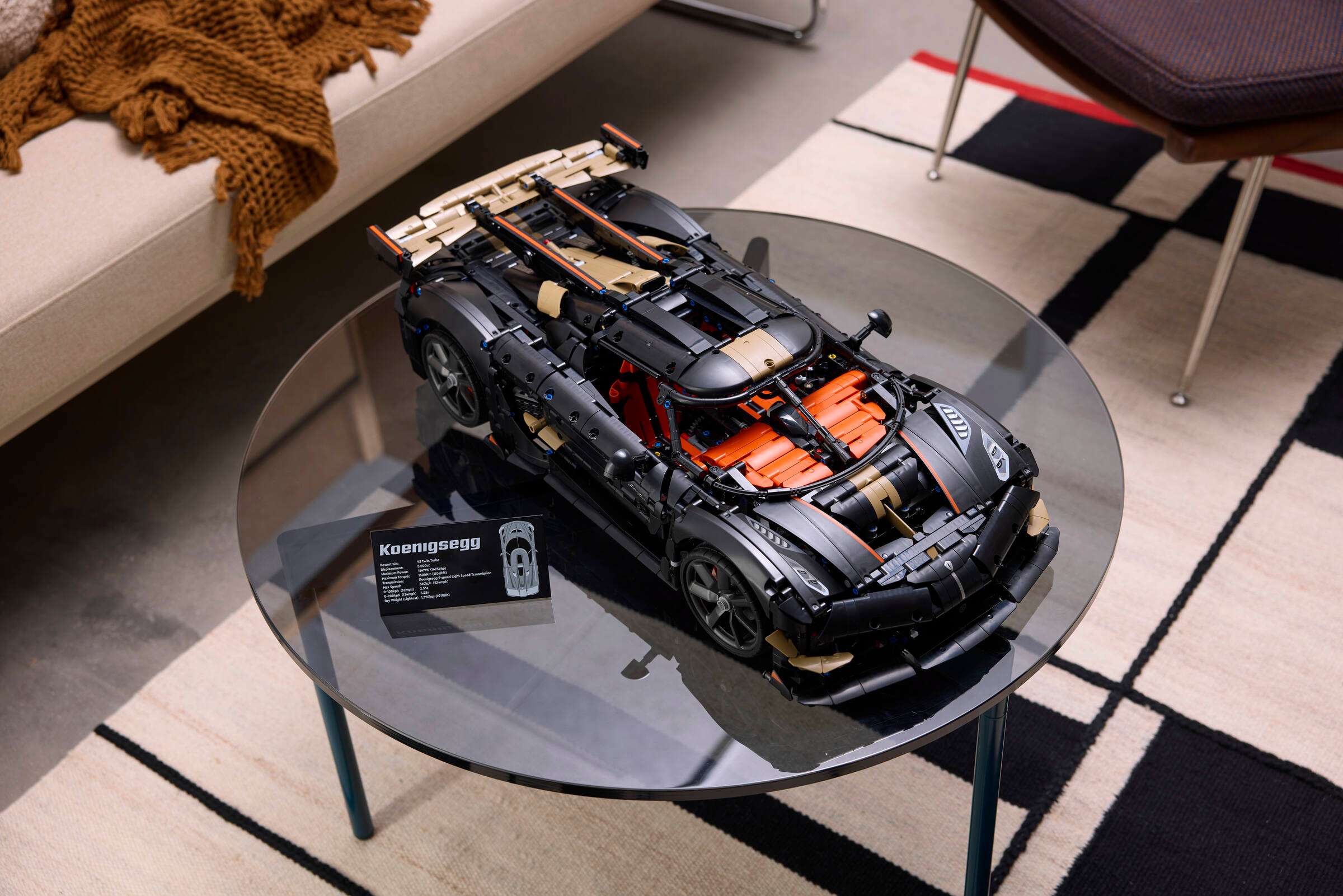 Compatible - Technic - 42232 - Koenigsegg Sadair's Spear Megacar - 4104 Pieces