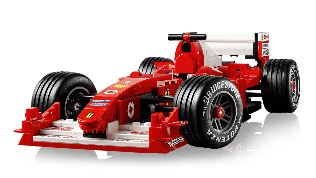 Compatible - Icons - 11375 - Ferrari F2004 & Michael Schumacher - 735 Pieces