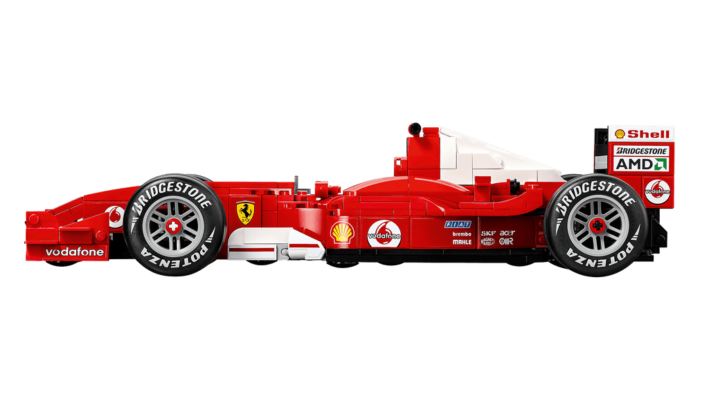 Compatible - Icons - 11375 - Ferrari F2004 & Michael Schumacher - 735 Pieces