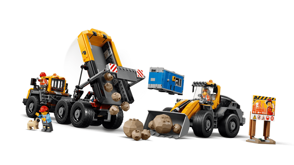 Compatible - 60494 - City - Dump Truck & Front End Loader - 1132 Pieces