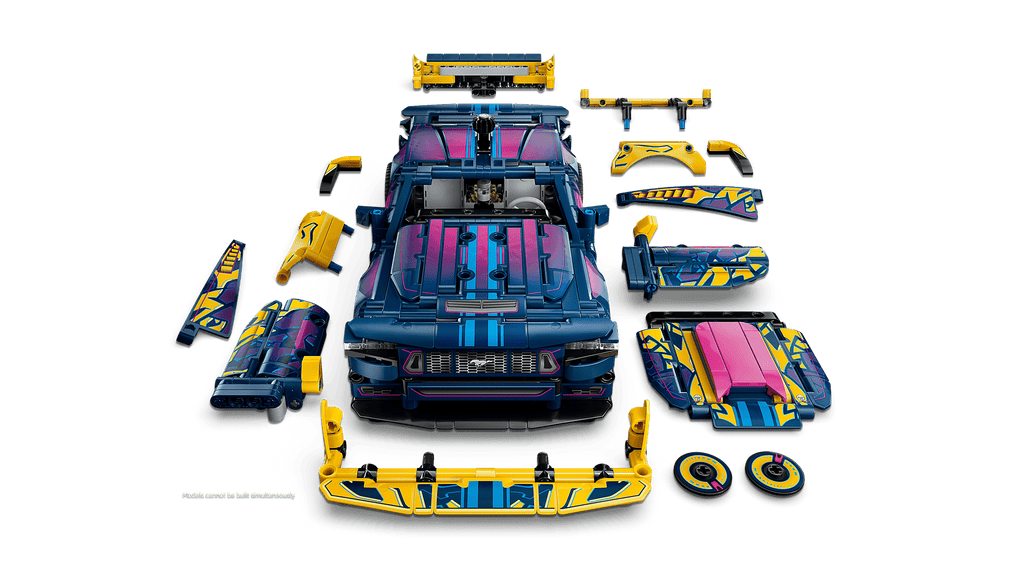 Compatible - Technic - 42236 - Custom Garage Ford Mustang GT Car - 973 Pieces