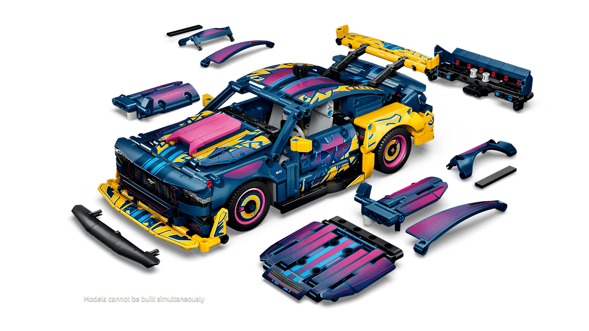 Compatible - Technic - 42236 - Custom Garage Ford Mustang GT Car - 973 Pieces