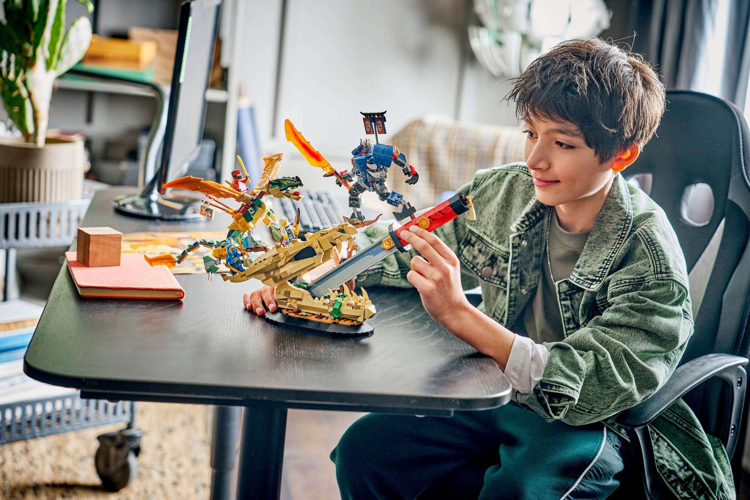 Compatible - NINJAGO - 71871 - Battle at the Dragon's Blade - 1016 Pieces