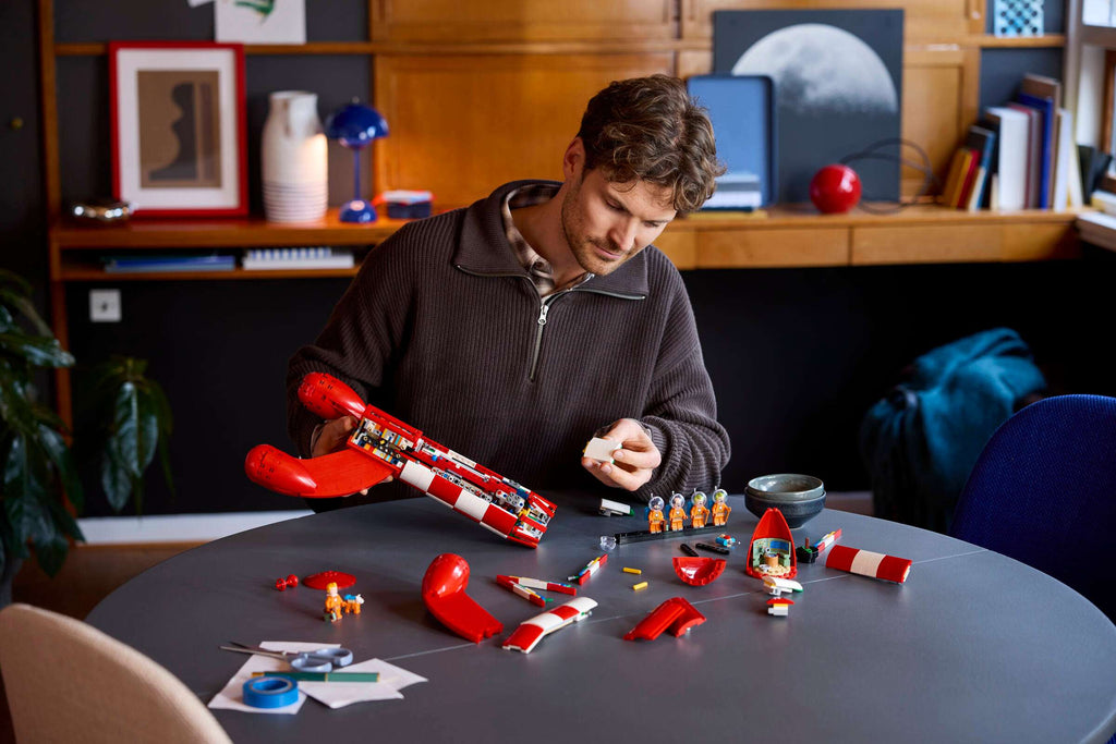 Compatible - IDEAS - 21367 - Tintin Moon Rocket - 1283 Pieces
