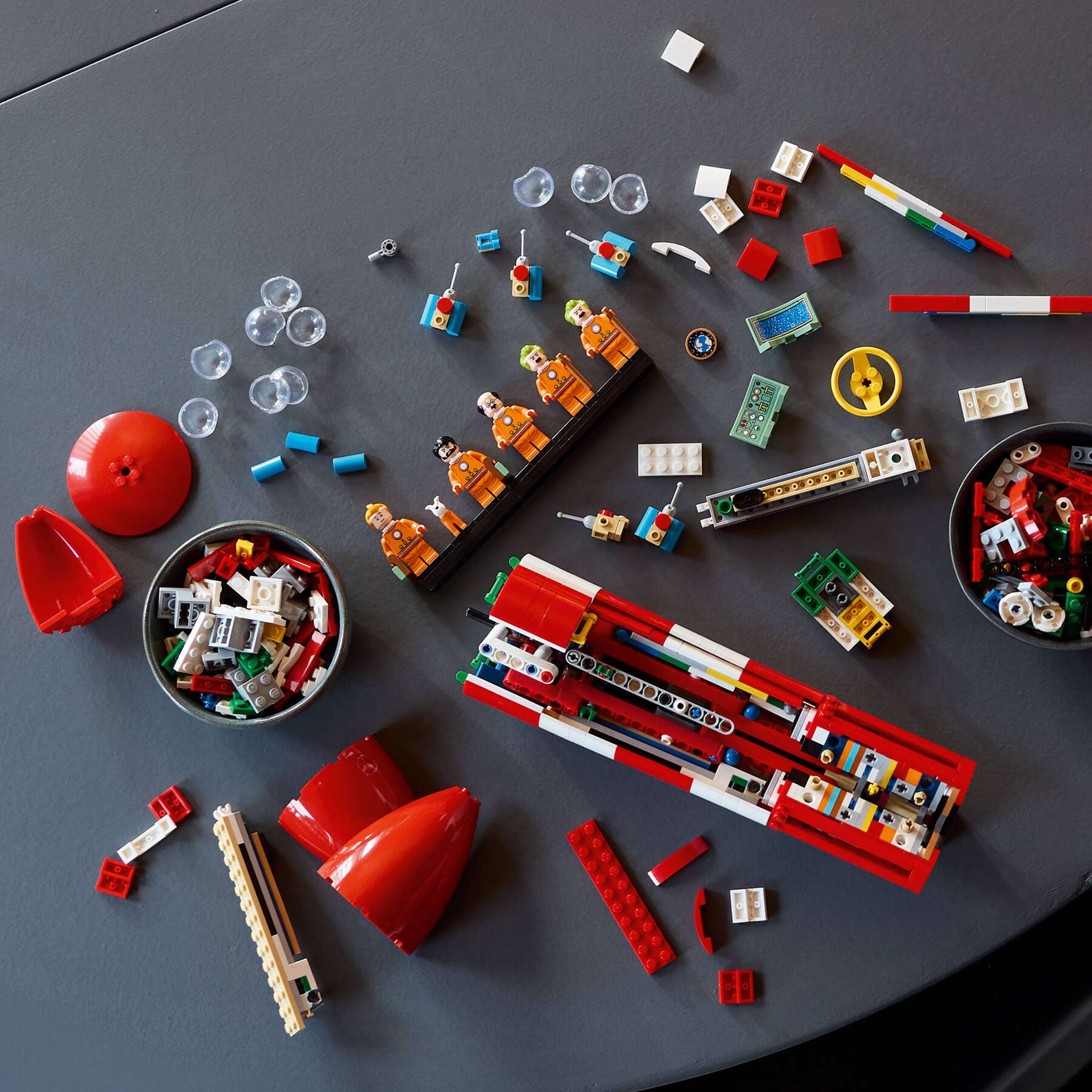 Compatible - IDEAS - 21367 - Tintin Moon Rocket - 1283 Pieces