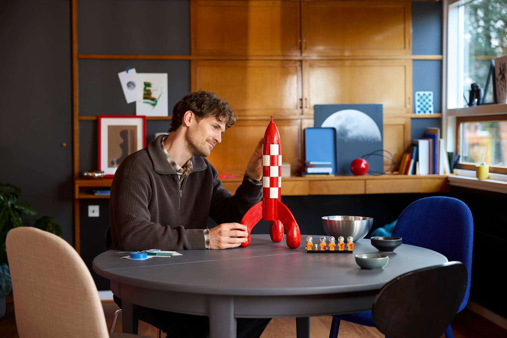 Compatible - IDEAS - 21367 - Tintin Moon Rocket - 1283 Pieces