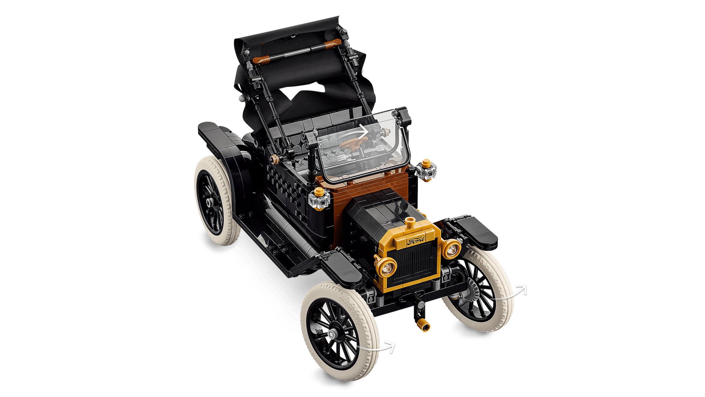Compatible - Icons - 11376 - Ford Model T - 1060 Pieces