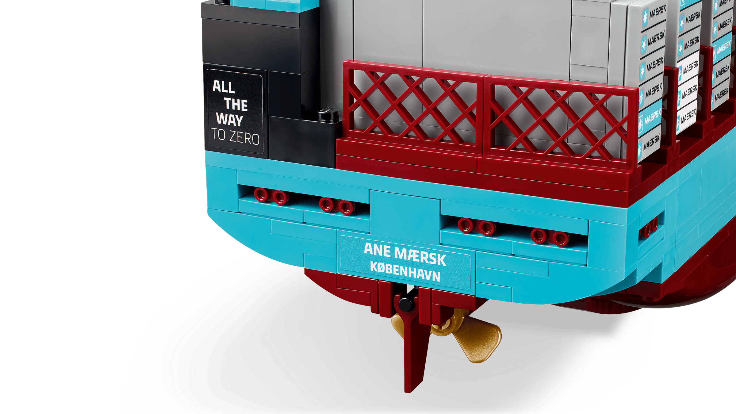 Compatible - 40955 - Maersk Dual-Fuel Container Vessel - 1516 Pieces