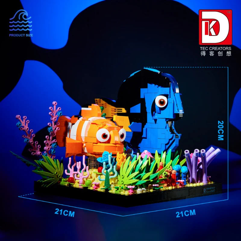 DK - 7002 - Finding Nemo - Nemo And Dori - 886 Pieces