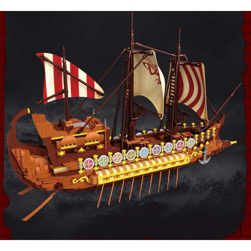 BAKA - 33303 - Viking Warship - 2073 Pieces