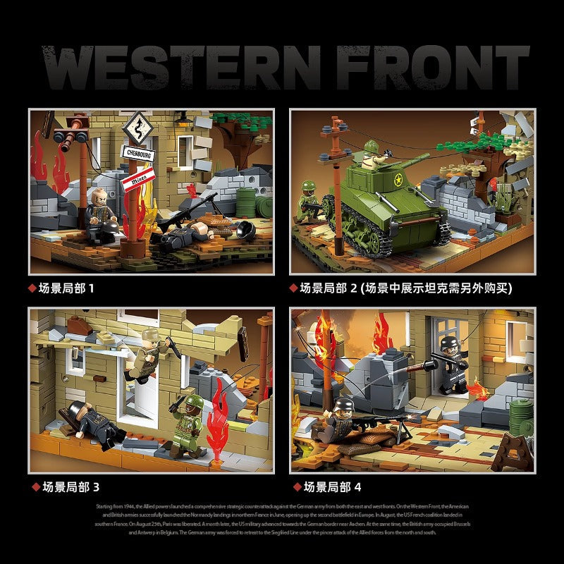 Quan Guan - 100280 - Western Battle Front - 1145 Pieces