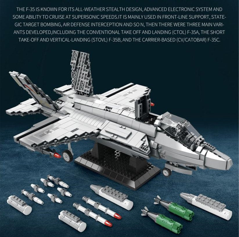 Reobrix - 33021 - F-35 Lightning II - 1,600 Pieces