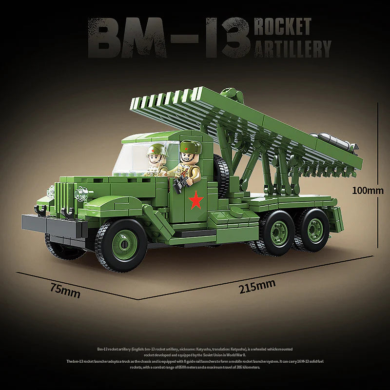 Quan Guan - 100240 - Katyusha Rocket Launcher - 731 Pieces