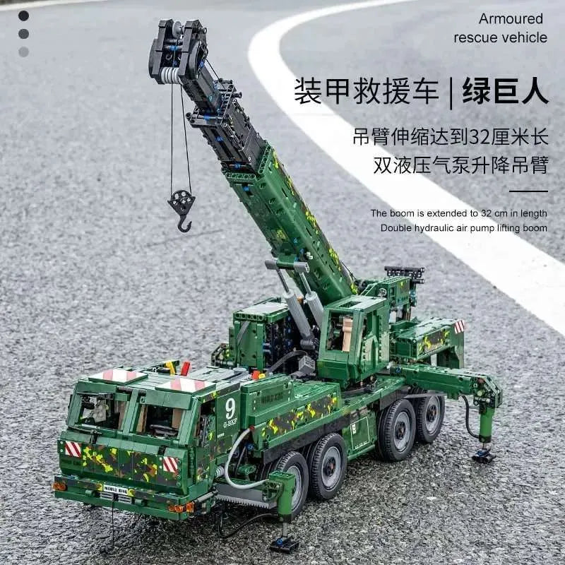 Mould King - 20009 - Armored Recovery Crane - 5540 Pieces