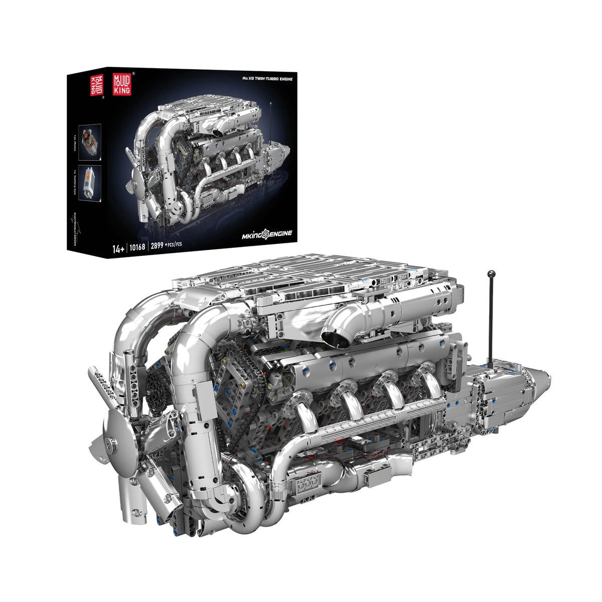 Mould King - 10168 - V8 Twin Turbo Engine - 2899 Pieces